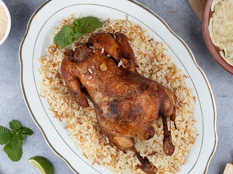 Grilled Chicken With Rice
