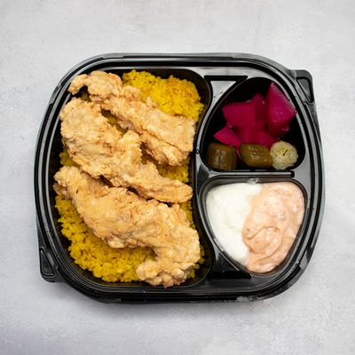 Rice with Crispy meal