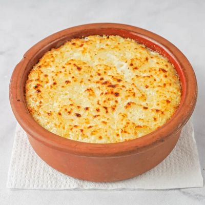Stuffed Oven Baked Rice with meat