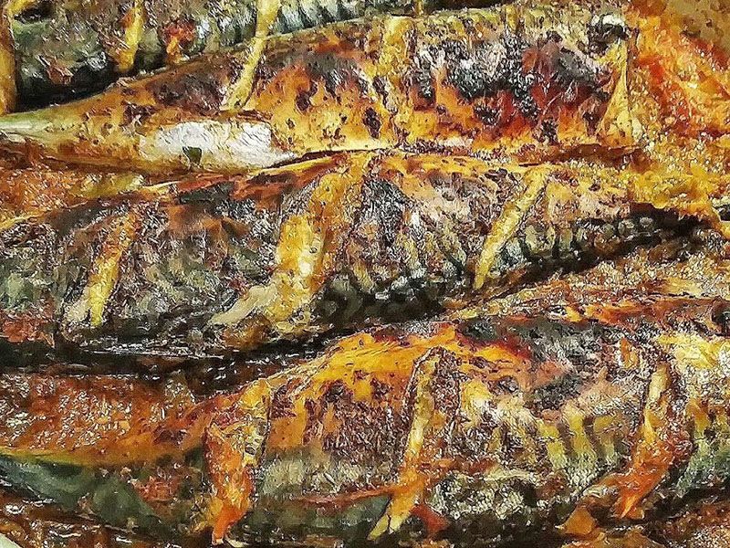 Grilled Mackerel Casserole