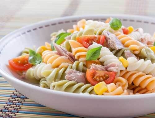 Spaghetti Pasta With Tuna