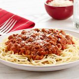 Tomato Sauce Pasta With Minced Meat
