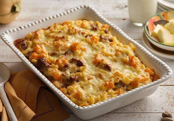 Oriental Sausage Bechamel Pasta Casserole