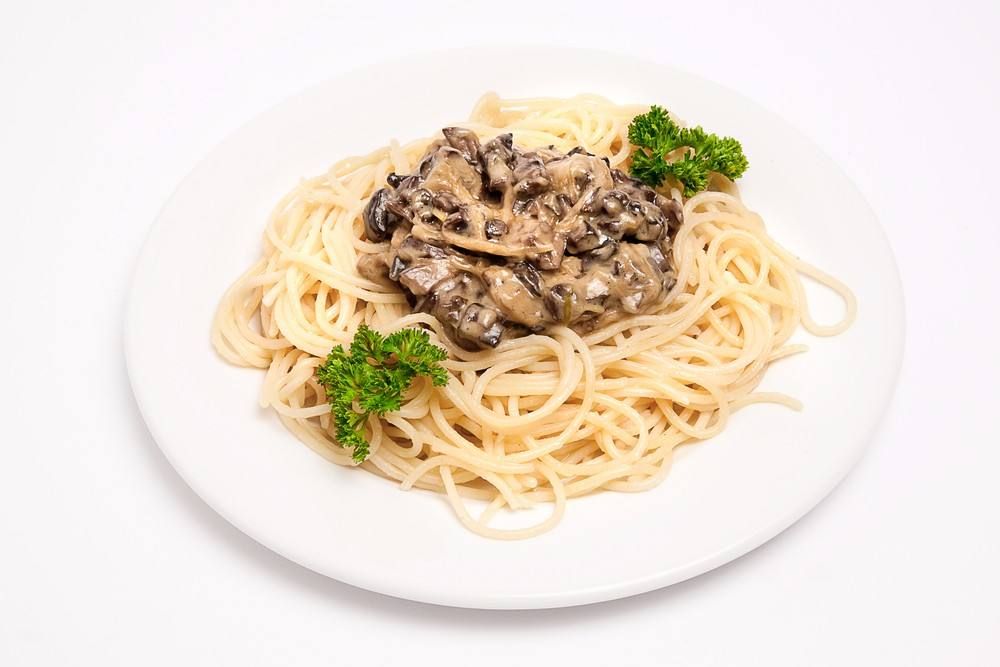 Spaghetti Pasta With Mushroom