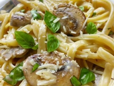Mushroom With Garlic Sauce