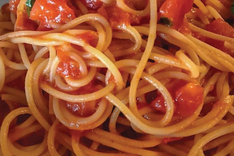 Spaghetti Pasta with Sausage