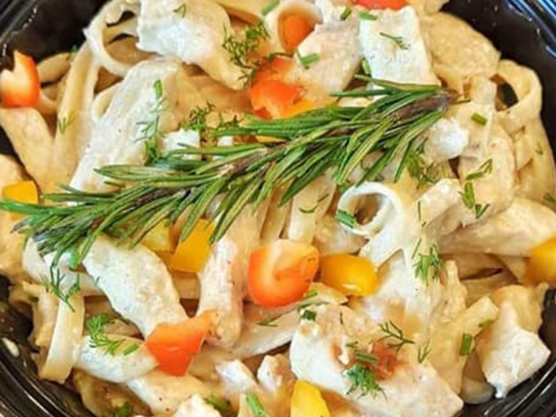 Fettuccine With Vegetables Pasta