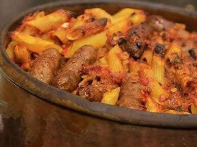 Oriental Sausage Pasta