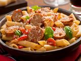 Hot dog pasta
