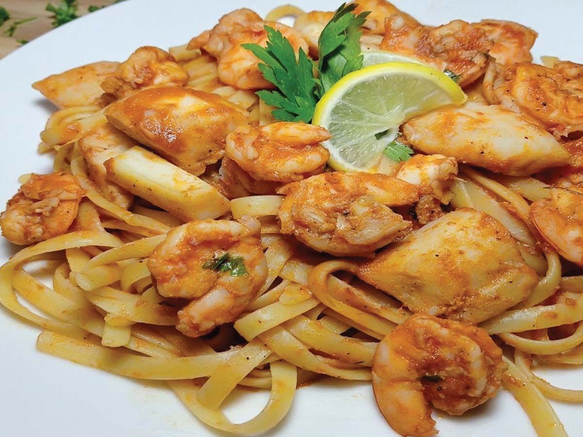 Seafood pasta
