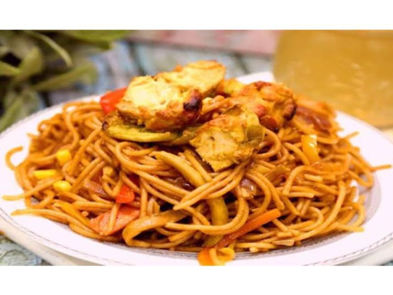 Pasta With Shish Tawook