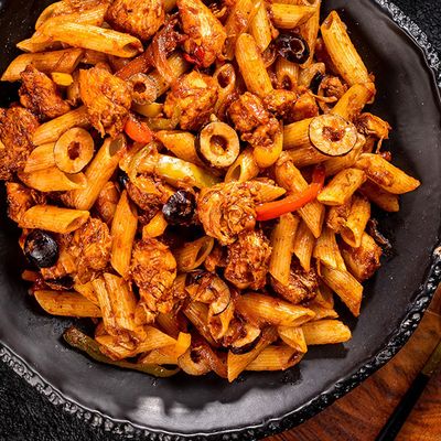 pasta with red sauce