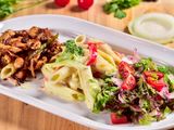 Pasta With Cream And Mushroom