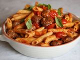 Pasta With Oriental Sausage