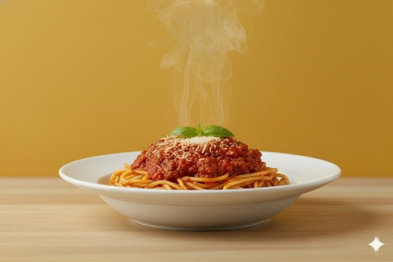 Pasta with minced meat
