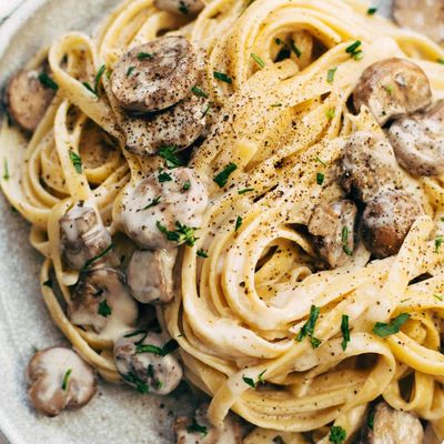 Pasta with mushrooms