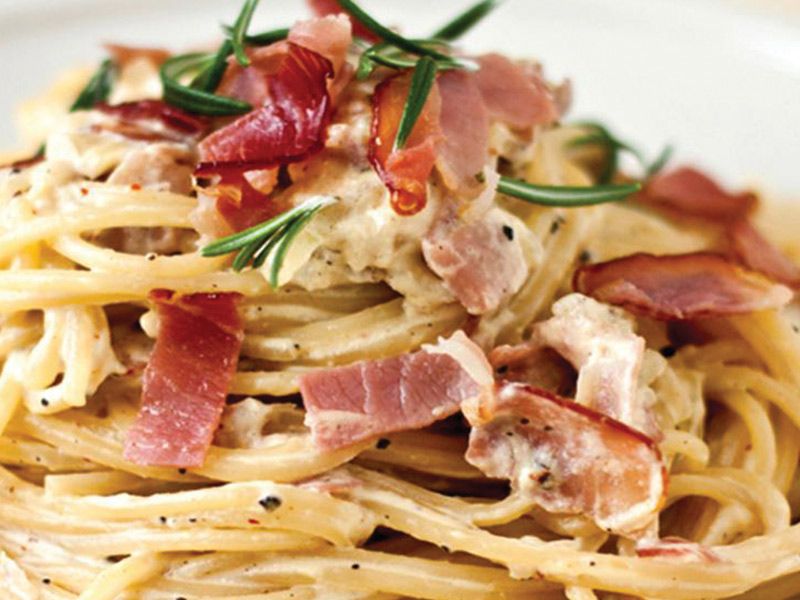 Pastrami Red Sauce Pasta
