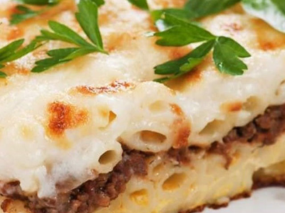 Bechamel Pasta With Minced Meat