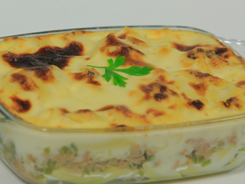 Bechamel With Tuna Pasta