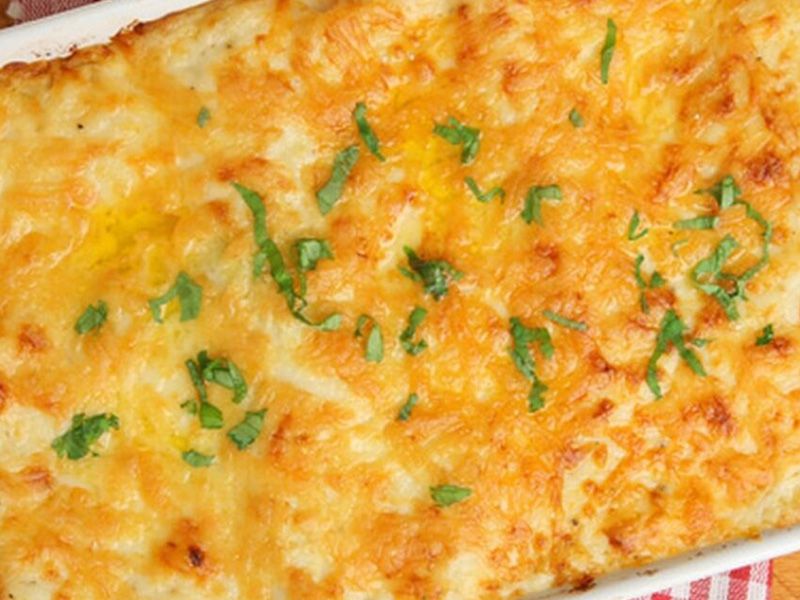 Strips Bechamel Pasta