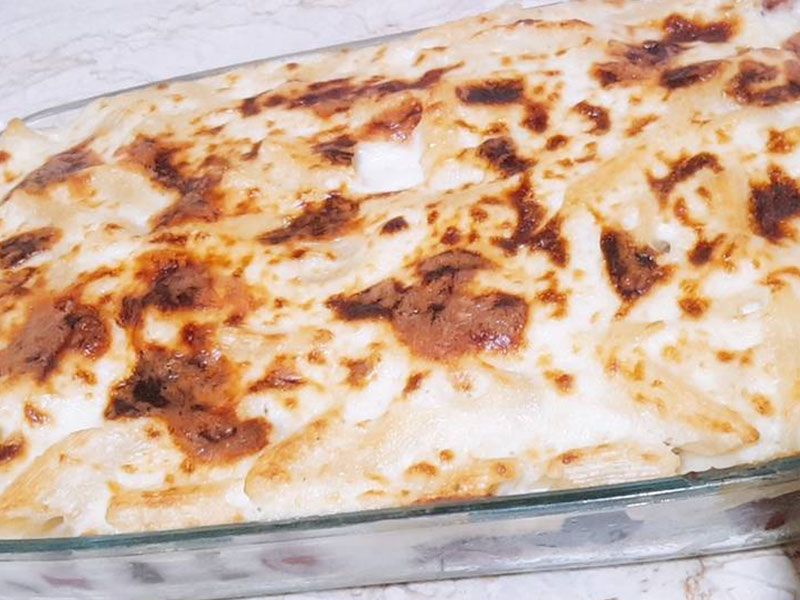 Bechamel Pasta With Sausage