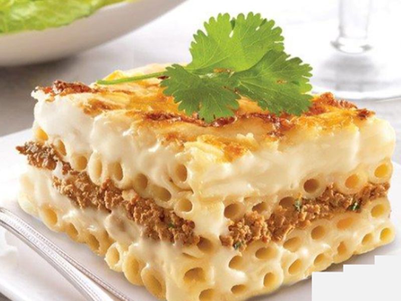 Bechamel Pasta With Meat