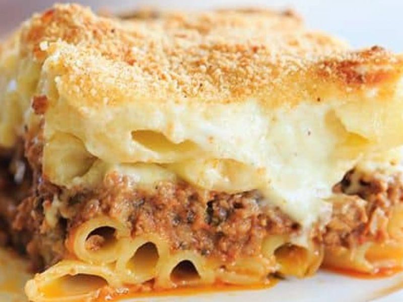 Meat Bechamel Pasta