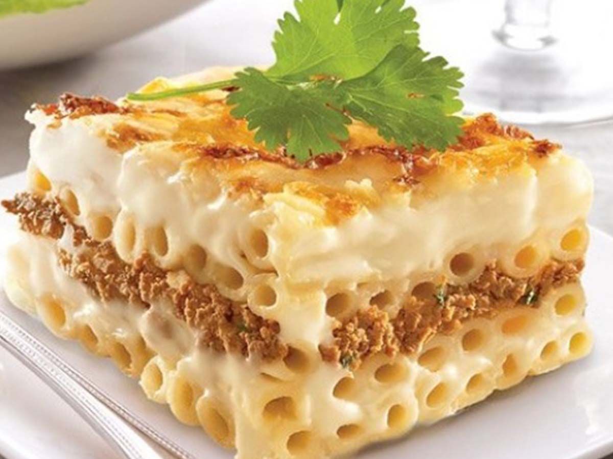 Bechamel Pasta With Meat