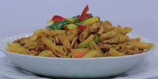 Tomato Sauce And Chicken Fajita Pasta