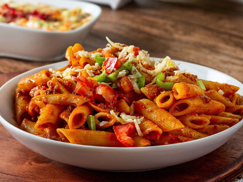 Penne Pasta With Tomato Sauce