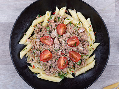 Tuna Bechamel Pasta