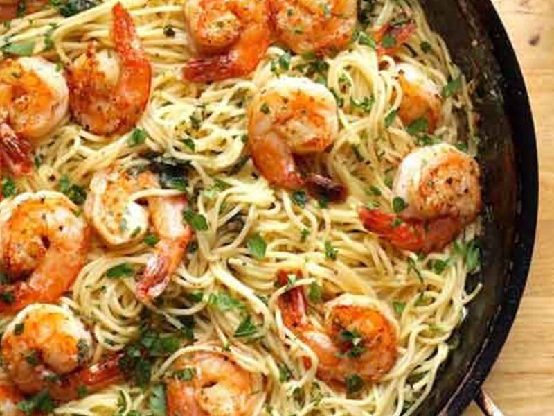 Shrimp Negresco Pasta