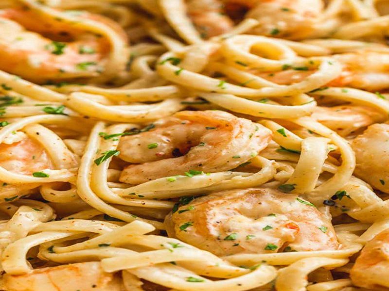 Shrimp pasta