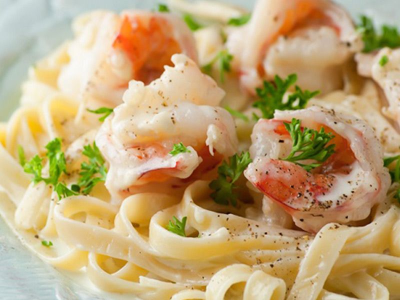 Medium Pasta With Seafood