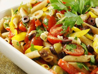 Vegetables Bechamel Pasta