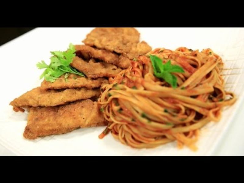 Fresh Chicken Pane Pasta