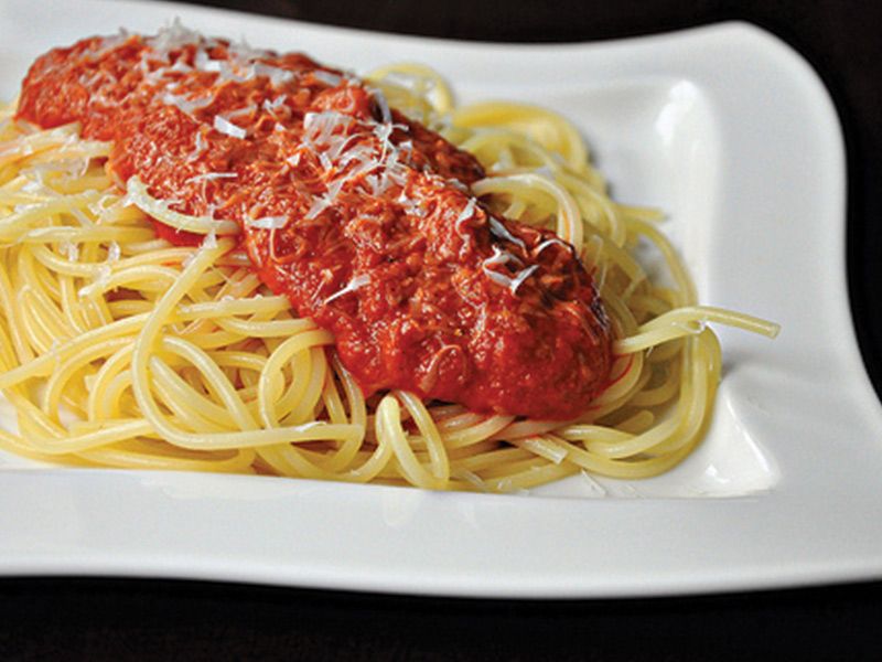 Kofta Red Sauce Pasta