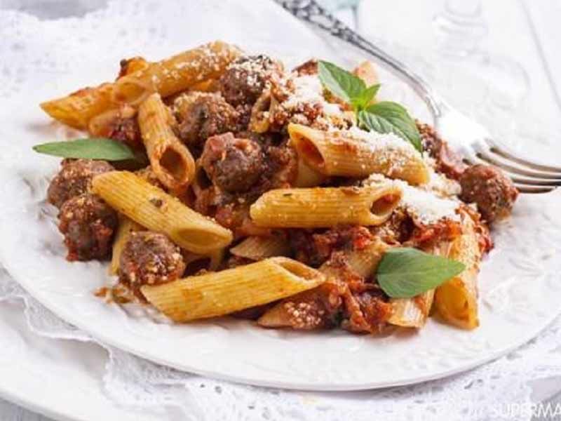 Pasta With Oriental Sausage