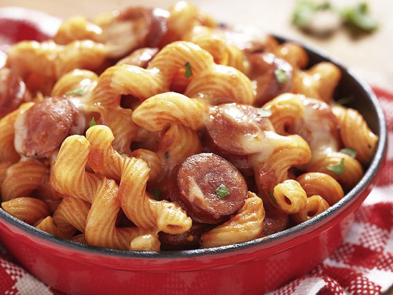 Oriental Sausage Pasta
