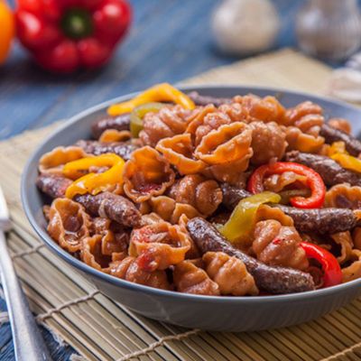 Baladi Sausage Pasta Pan