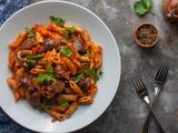 Oriental Sausage Pasta