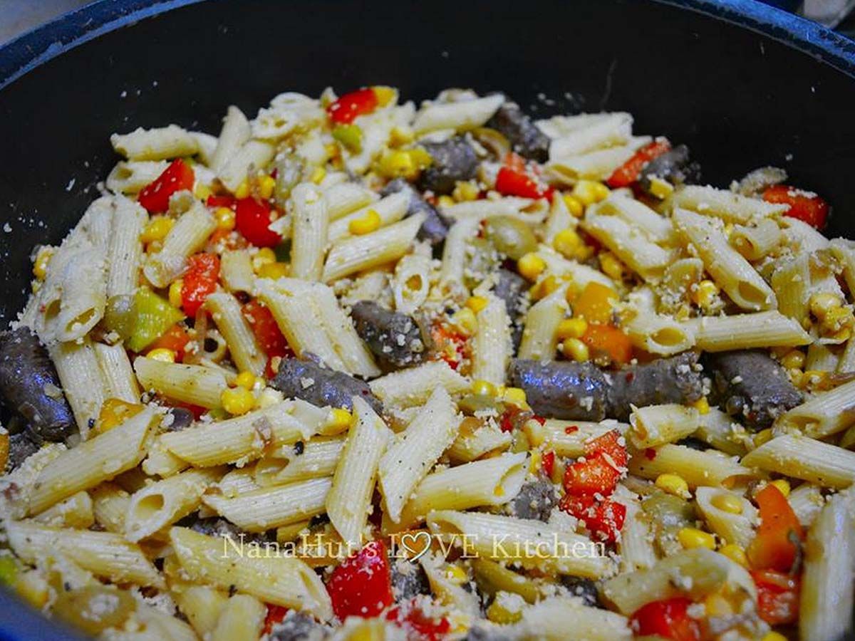 Sausage lover pasta White sauce