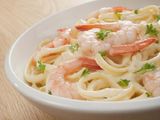 Cream seafood pasta