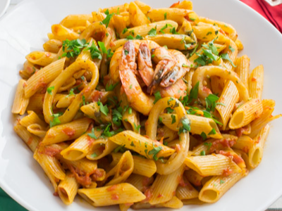 Red Sauce Seafood Pasta