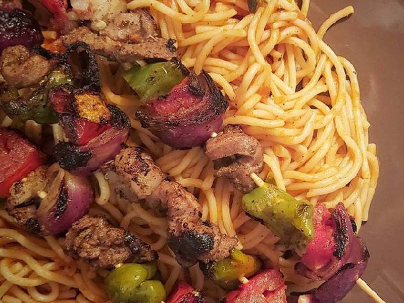 shish tawook pasta