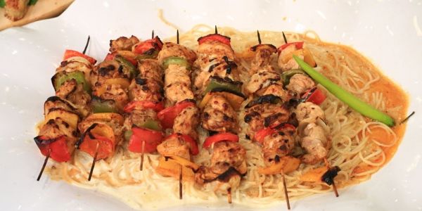 Shish Tawook Pasta