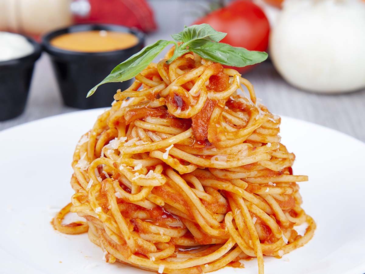 Vegetable Pasta With Salsa