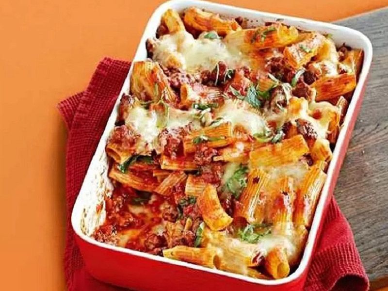 Chicken pane pasta