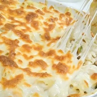 White Or Red Oven Baked Pasta