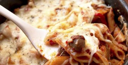 Oven Baked Pasta With Oriental Sausage
